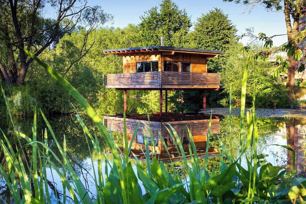 Außergewöhnliches Tiny House über dem Pferdeteich - Last Minute in Großharthau, Oberlausitz-Niederschlesien