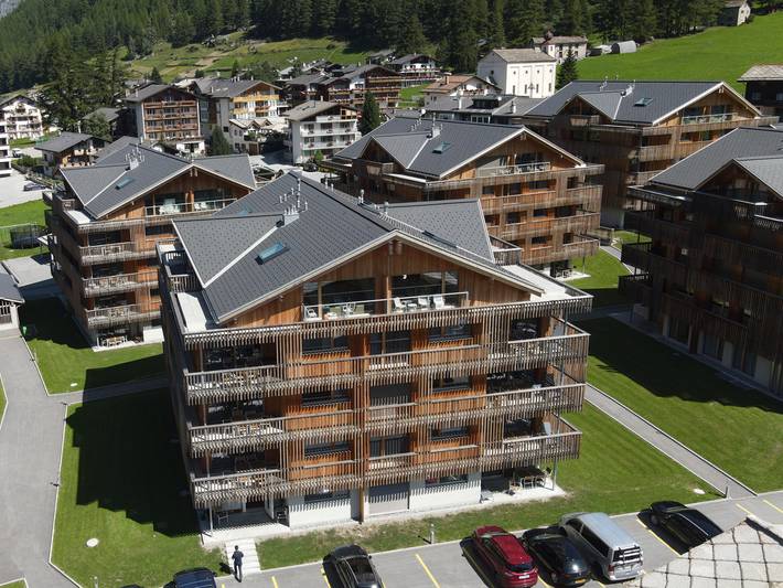 Ferienwohnung für 4 Personen, mit Balkon in Saas-Grund - 2