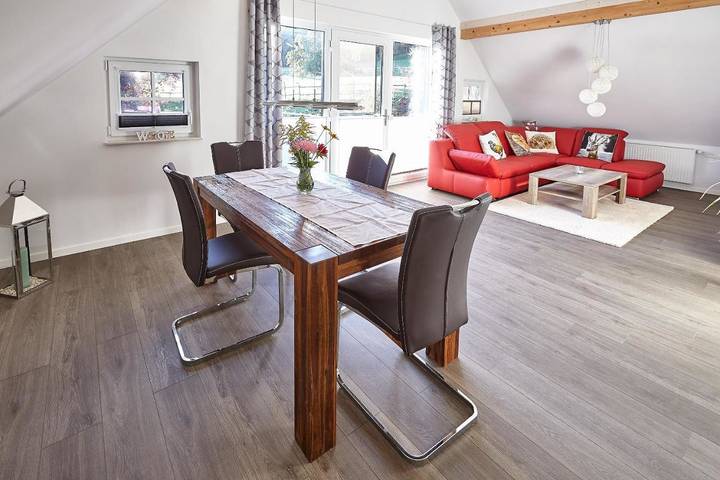 Ferienwohnung für 3 Personen, mit Terrasse und Sauna sowie Ausblick in Loßburg - 4