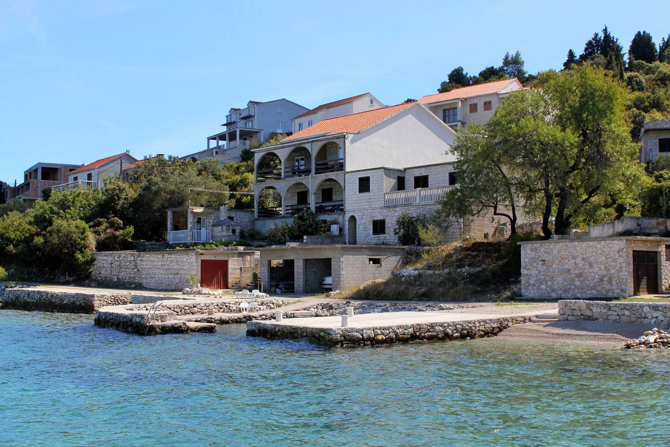 Ganze Wohnung, Studio Appartement am Strand Kneza, Korcula As-9166-a in Kneza, Korcula