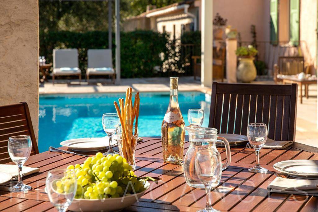 Doppelhaushälfte mit privatem Pool in Gattieres in Gattières, Cannes und Umgebung