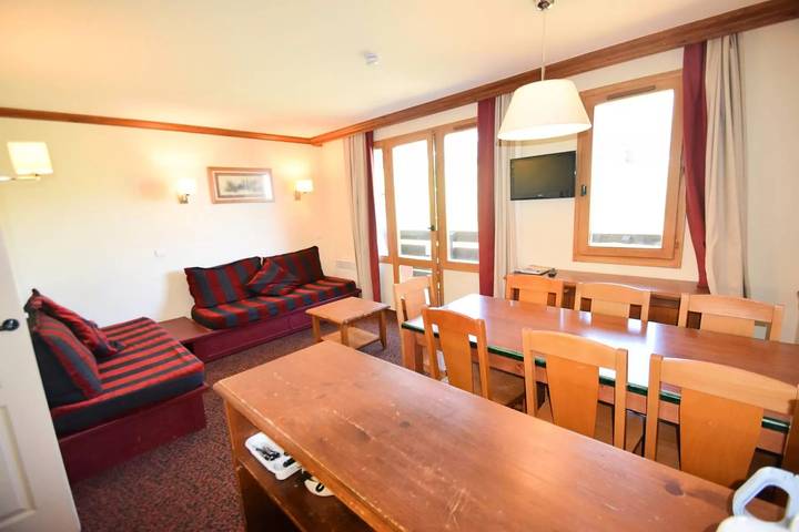 Appartement de vacances pour 6 personnes, avec vue dans Plagne Soleil