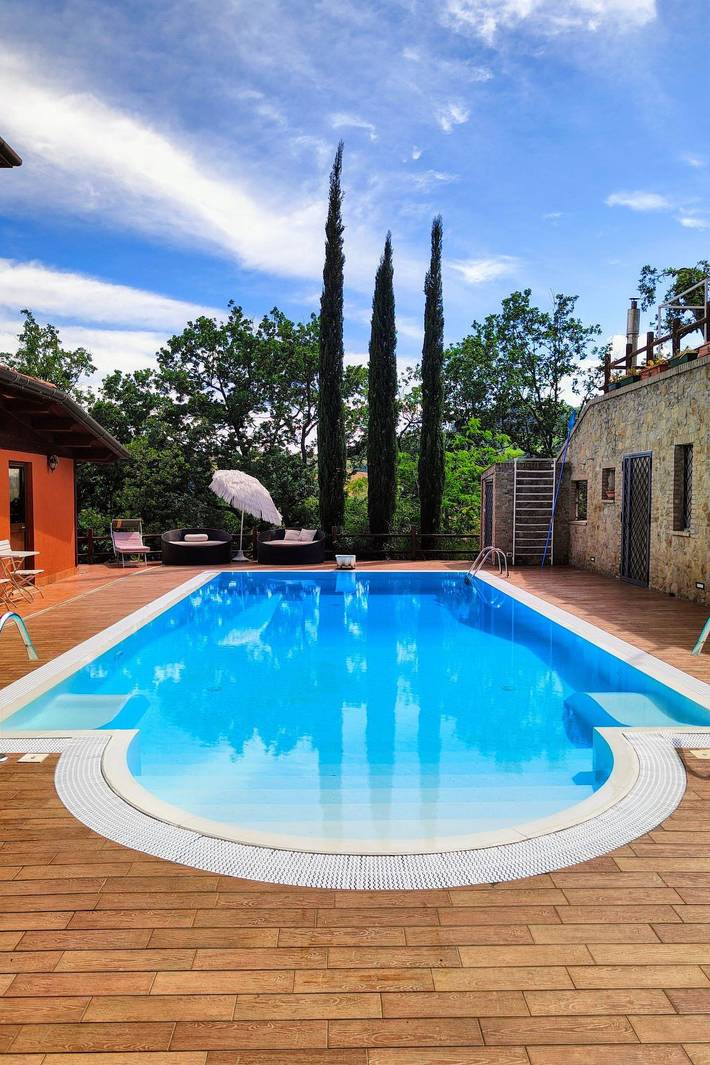 Casa vacanza per 4 persone, con giardino e piscina in Emilia Romagna