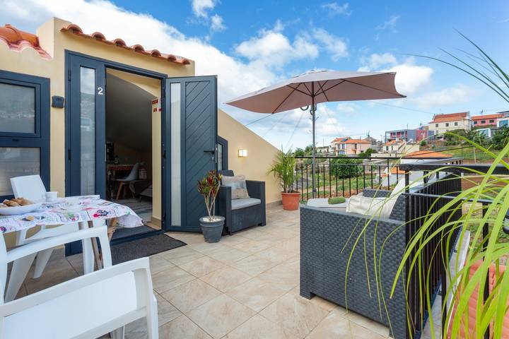 Apartamento para 4 personas, con Balcón en Calheta