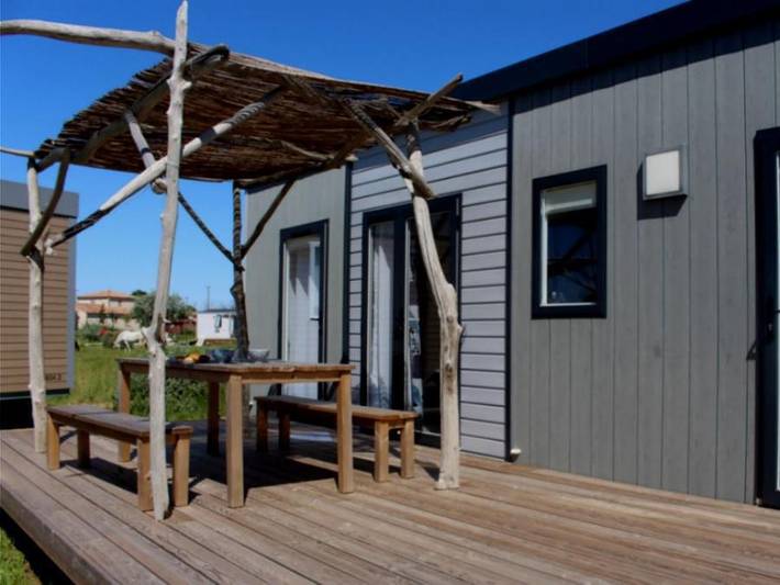 Camping Les Bois Flottés - Mobilheim 4 personen - Iroise Komfort in Salin-de-Giraud, Arles