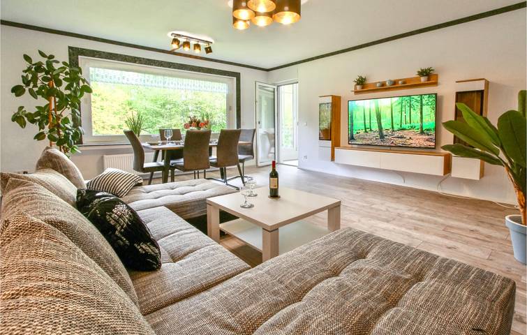 Ferienwohnung für 5 Personen, mit Terrasse und Garten sowie Sauna im Teutoburger Wald