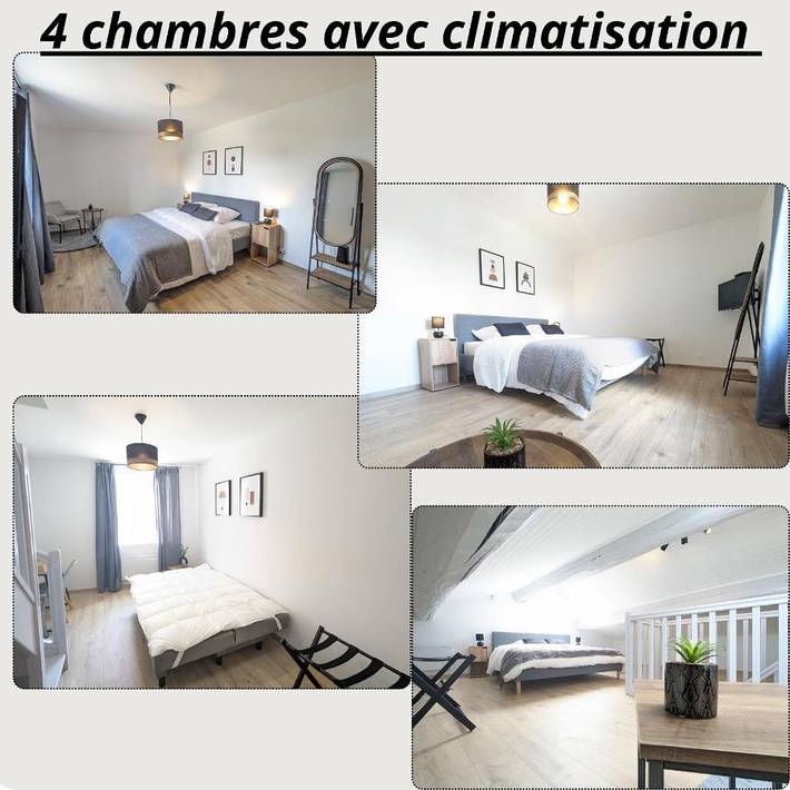 Gîte pour 10 personnes, avec jardin à Colombier-Saugnieu - 4