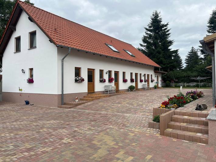 Ferienwohnung für 6 Personen, mit Garten, kinderfreundlich in Mellenthin