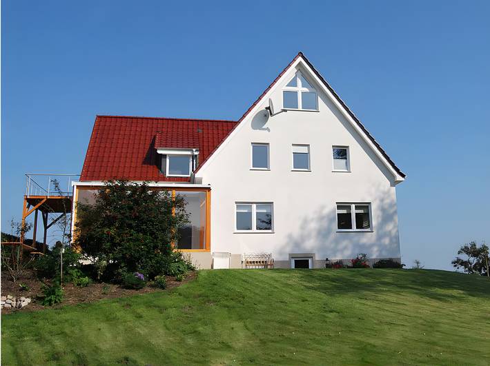 Ferienhaus für 6 Personen, mit Balkon und Garten sowie Sauna in Drochtersen