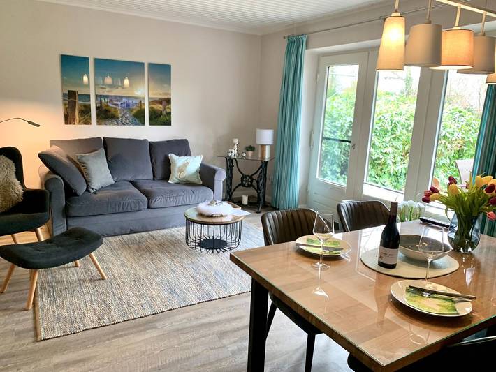 Hütte für 3 Personen, mit Terrasse und Garten in St. Peter-Ording
