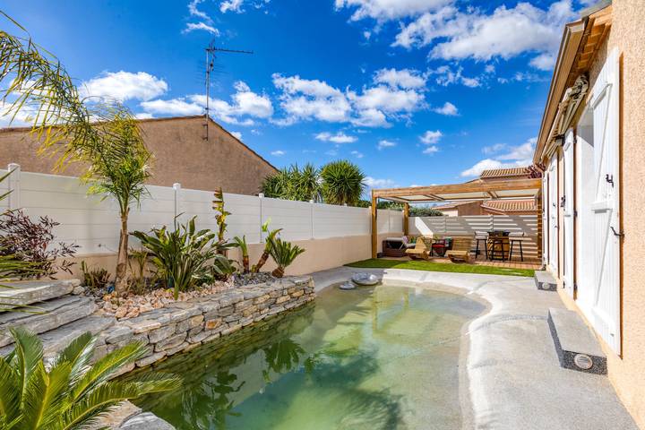 Chambre d’hôte pour 2 personnes, avec jardin et jacuzzi dans le Languedoc-Roussillon