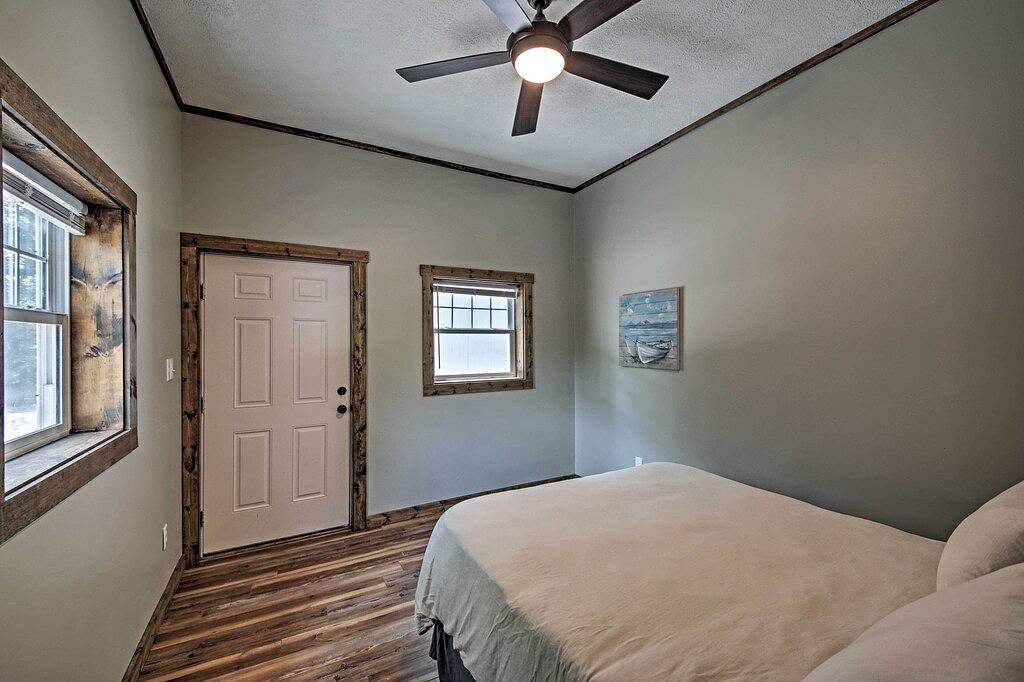 ‘Camp Monroe’ in Bloomington w/ Deck & Views! in Lake Monroe