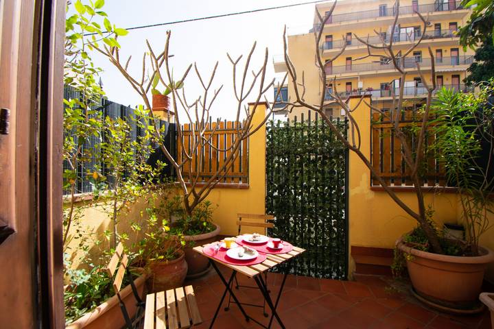 Vakantieappartement voor 4 personen, met terras in Palermo