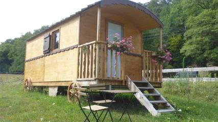 Cottage pour 4 personnes, avec vue et jardin à Gueberschwihr