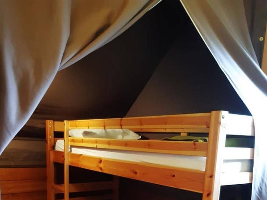 Camping Beau Rivage - Tente 1 personne - Tente pélerins /randonneurs Lit A in Ogenne-Camptort, Béarn