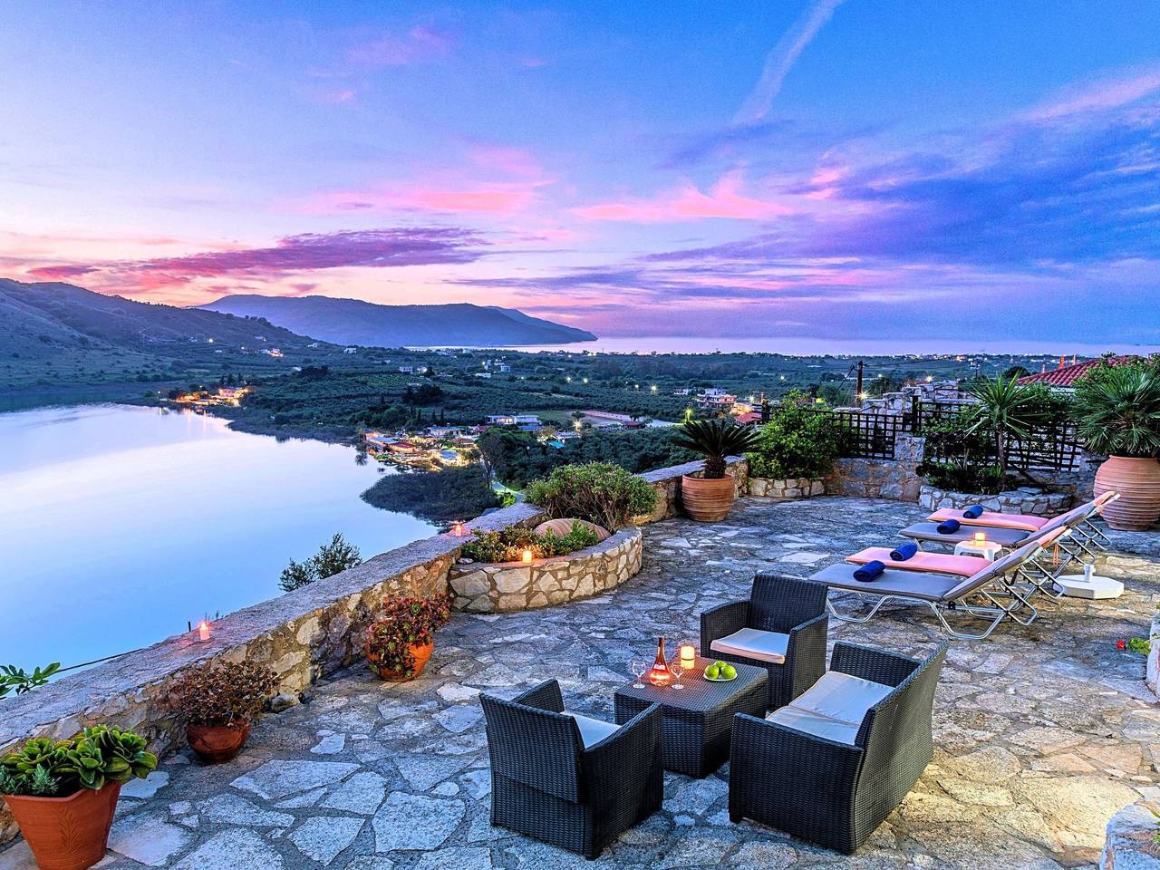 Ferienvilla "Du Lac Omega" mit privatem Pool in Chania und Umgebung