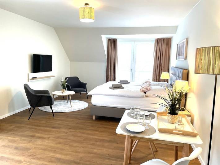 Ferienwohnung für 2 Personen, mit Balkon und Sauna in Bodstedt