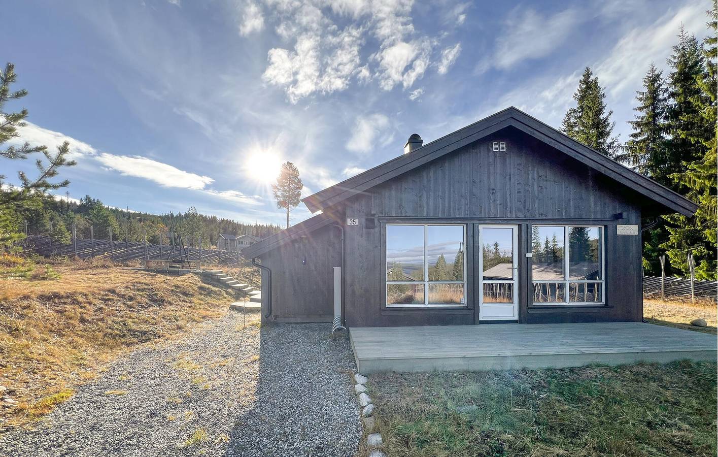 Ferienhaus für 8 Personen mit Seeblick in Gålå, Sør-Fron