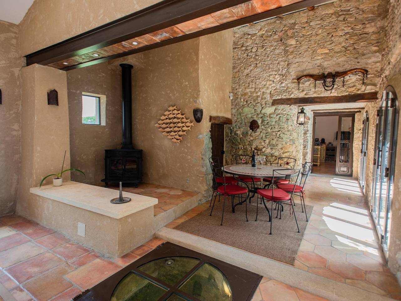 Charakteristisches Landhaus mit A/C und Pool in Séguret, Vaucluse