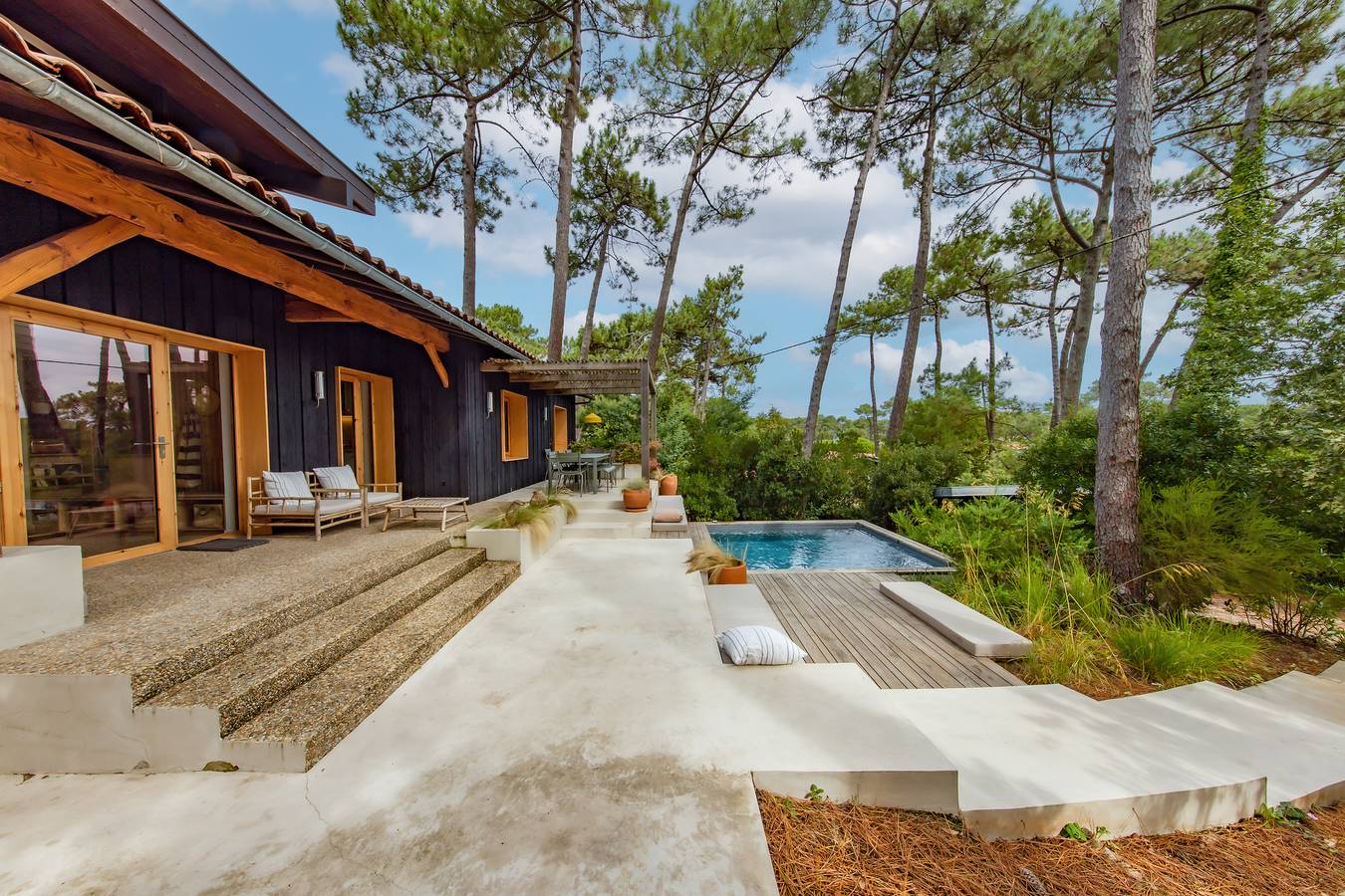 Villa Cap-Ferret – Oasi sul Bacino con Piscina e Vista Pineta in Lège-Cap-Ferret, Arcachon e dintorni