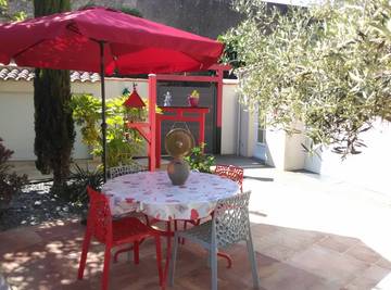 Gîte pour 4 personnes, avec terrasse et jardin à L'Aiguillon-sur-Mer