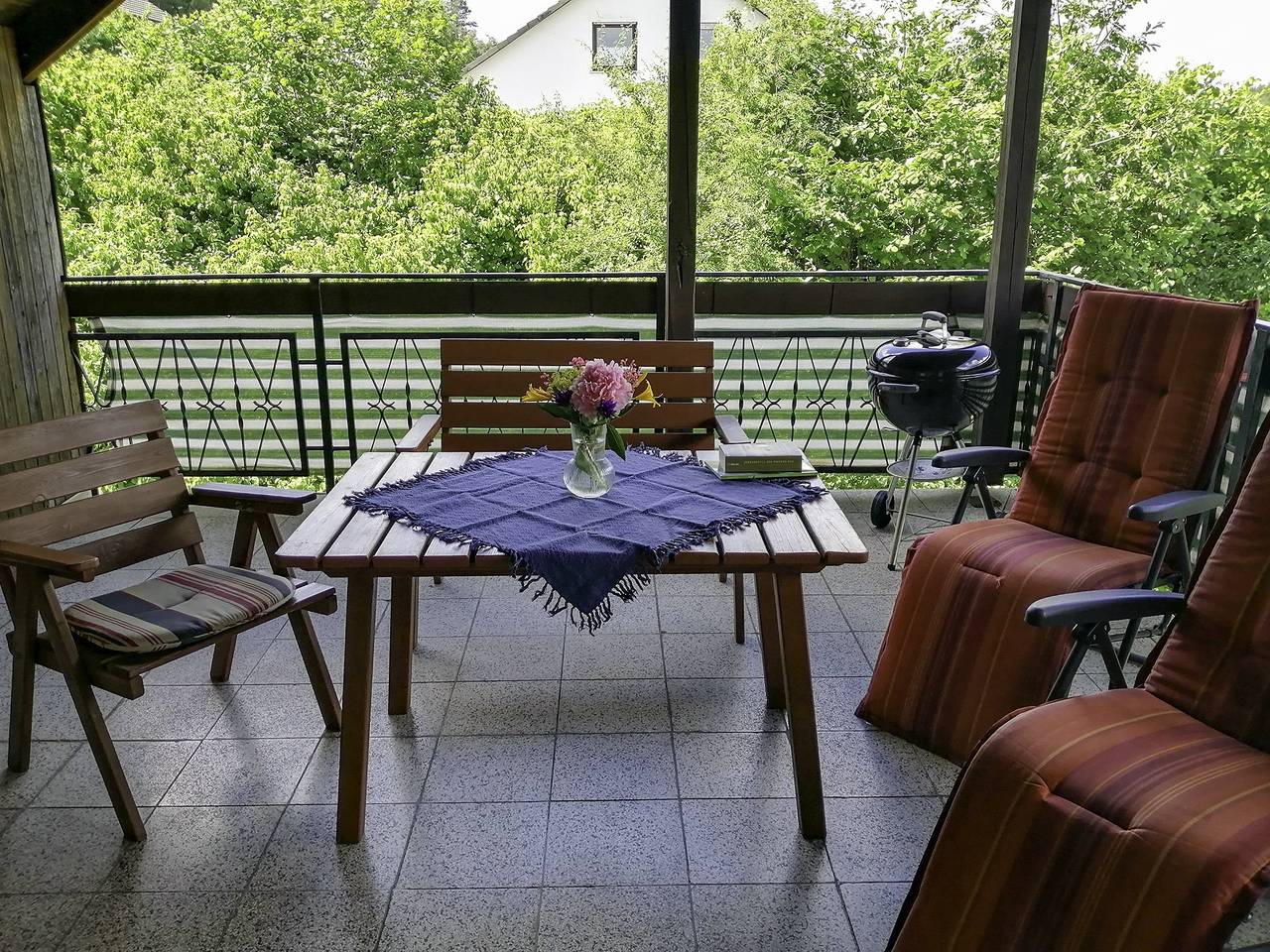 Ferienwohnung Rhönnest - Ferienwohnung mit überdachter Terrasse in Schönau a.d.Brend, Rhön-Bayern