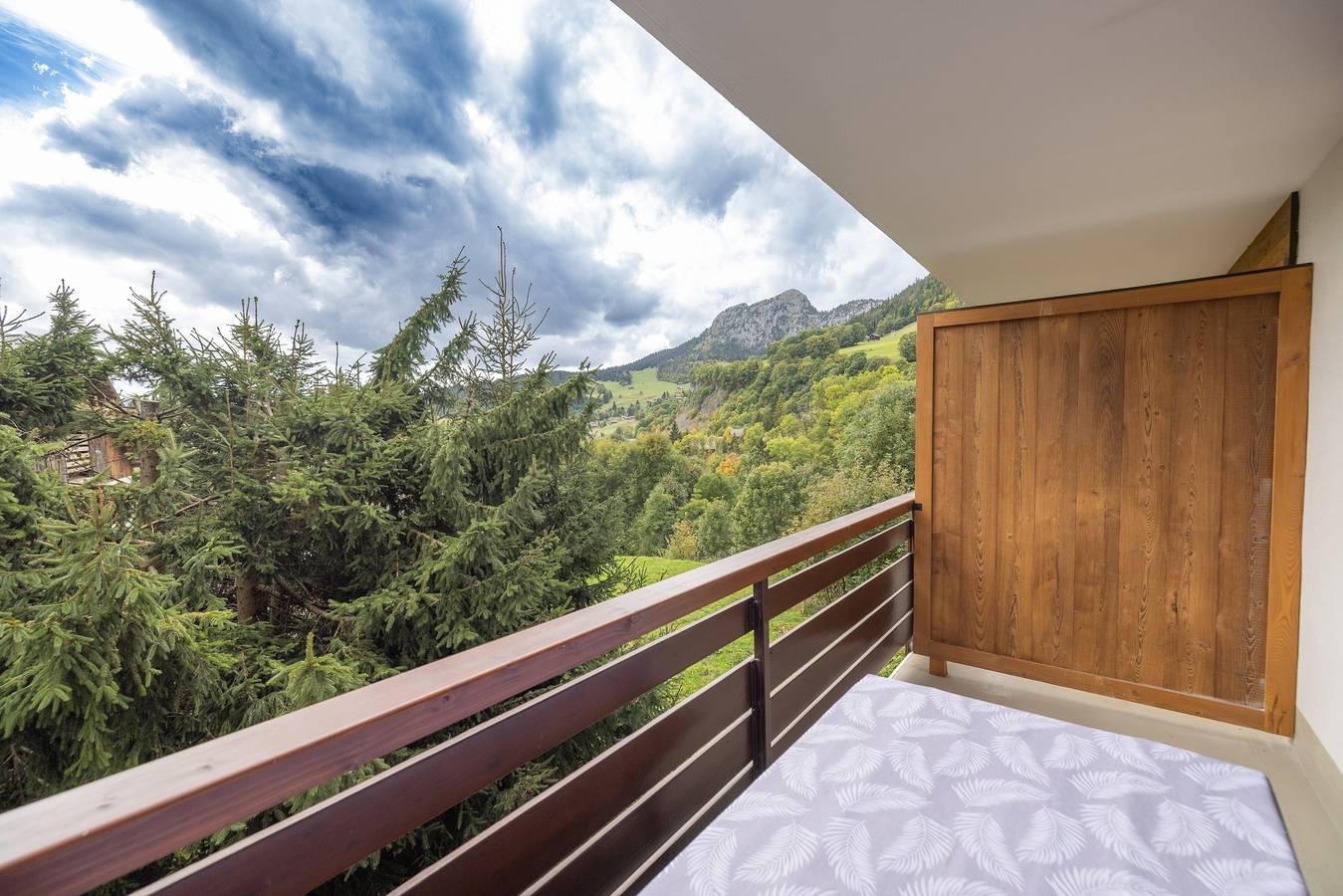 Appartement entier, Appartement Spacieux 6 Personnes avec vue sur la montagne, terrasse privée et Wi-Fi in Le Grand-Bornand, Région d'Annecy