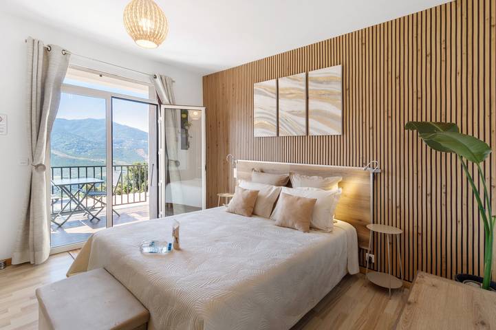 Chambre d’hôte pour 2 personnes, avec Balcon et Jardin