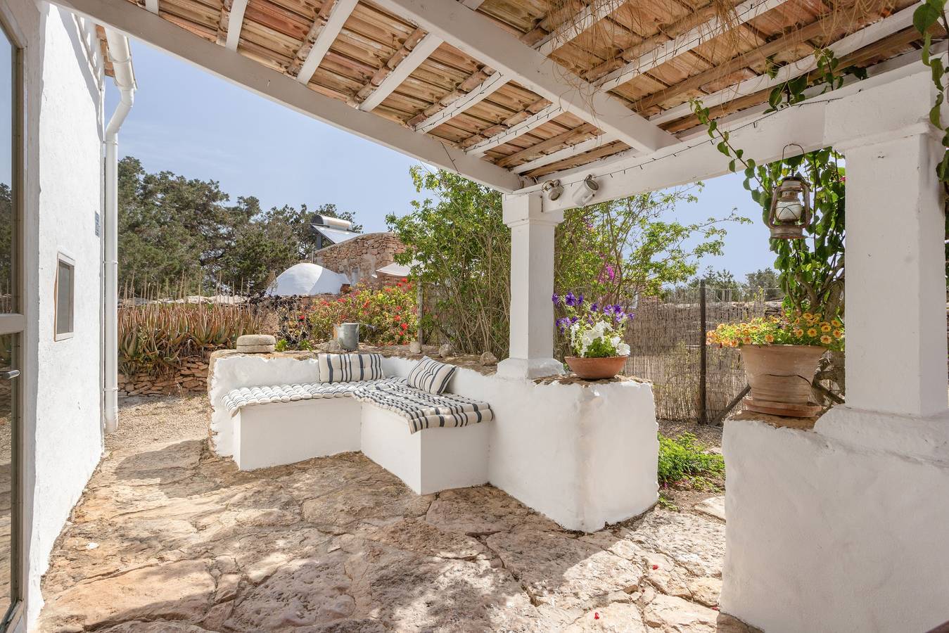 Country House 'Vicent' with Private Terrace and Garden in Formentera, Coast of Formentera