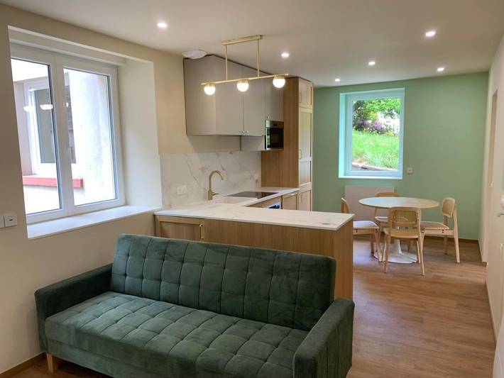 Gîte pour 4 personnes, avec Terrasse et Vue à Lutzelbourg