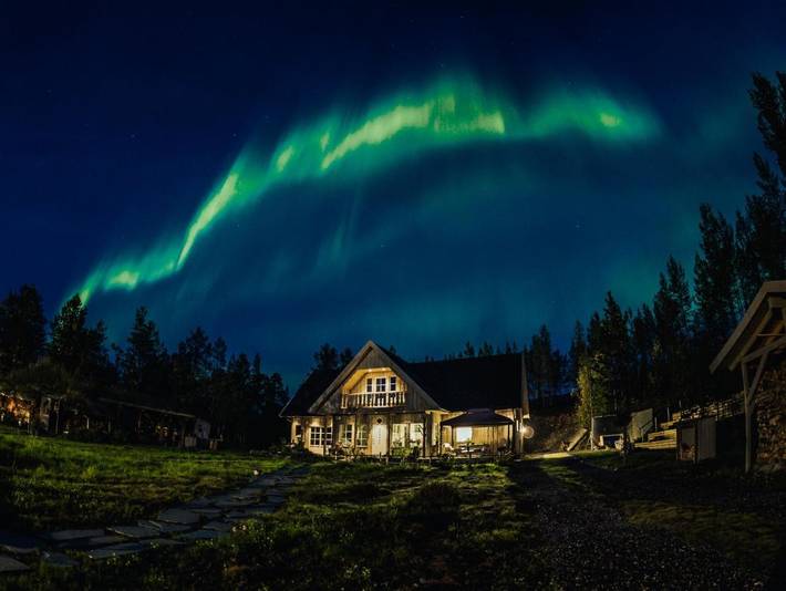 Lodge für 3 Personen, mit Sauna und Garten, kinderfreundlich in Finnmark - 2