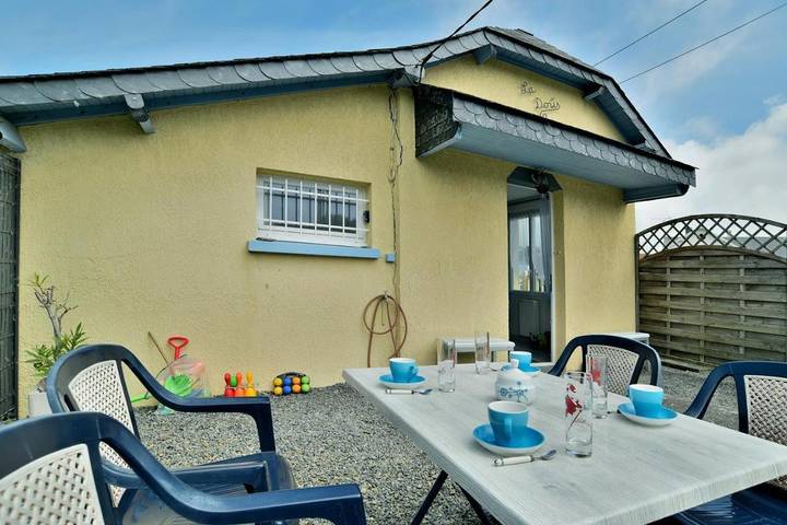 Maison de vacances pour 4 personnes, avec vue et jardin