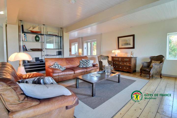 Gîte pour 8 personnes, avec jardin ainsi que vue et piscine à Sarzeau - 4