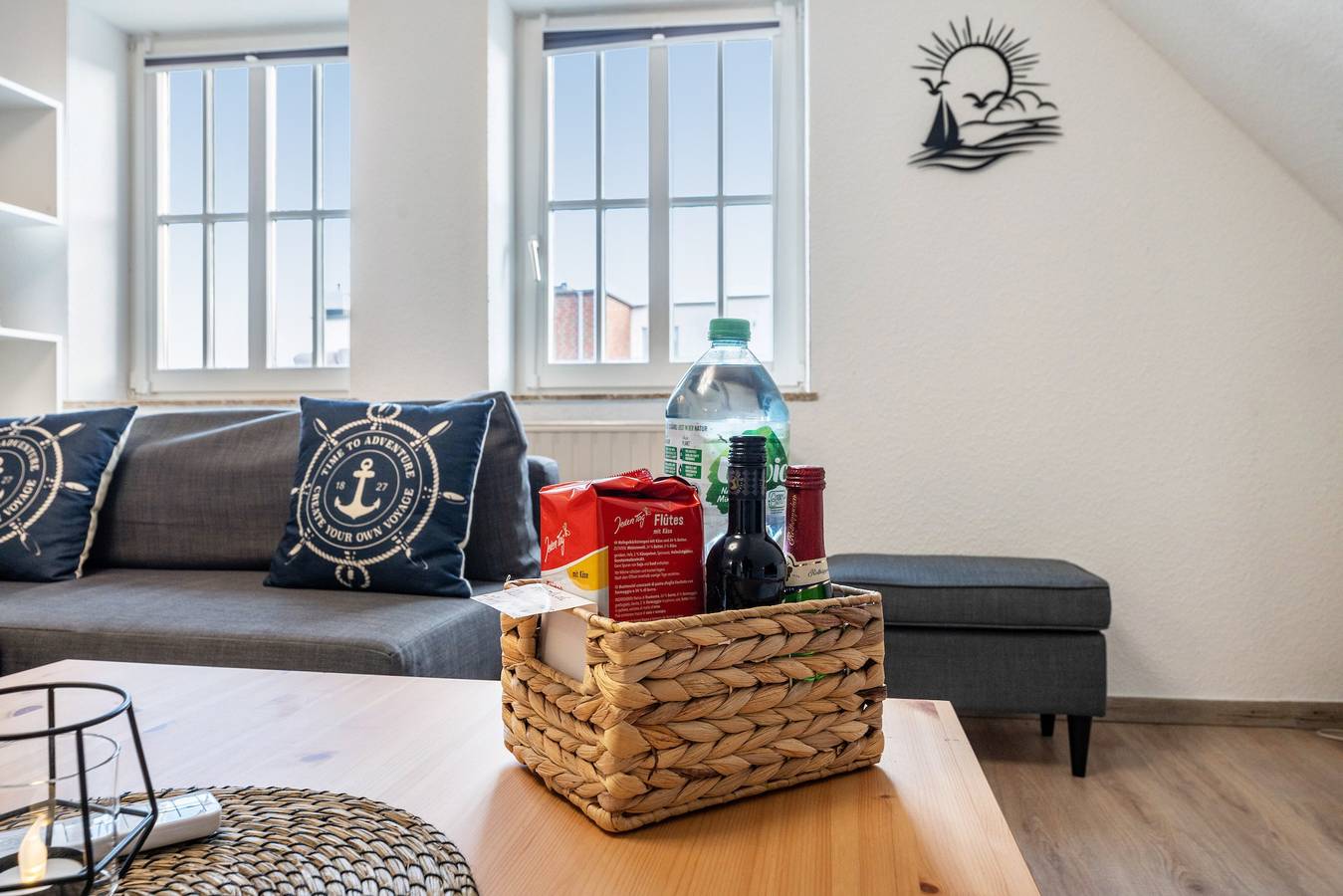 Appartement entier, Appartement 'Louis Hafenblick' avec vue sur la mer in Eckernförde, Région de Rendsburg-Eckernfoerde