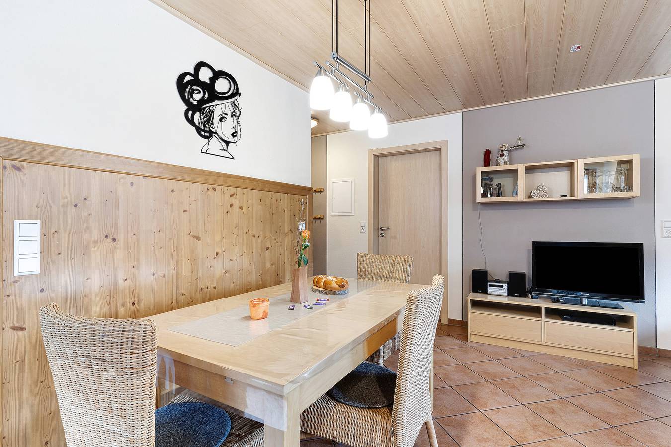 Ganze Wohnung, Ferienwohnung "Biesleblick" mit Bergblick, Gemeinschaftsgarten und Wlan in Mühlenbach, Mittlerer Schwarzwald