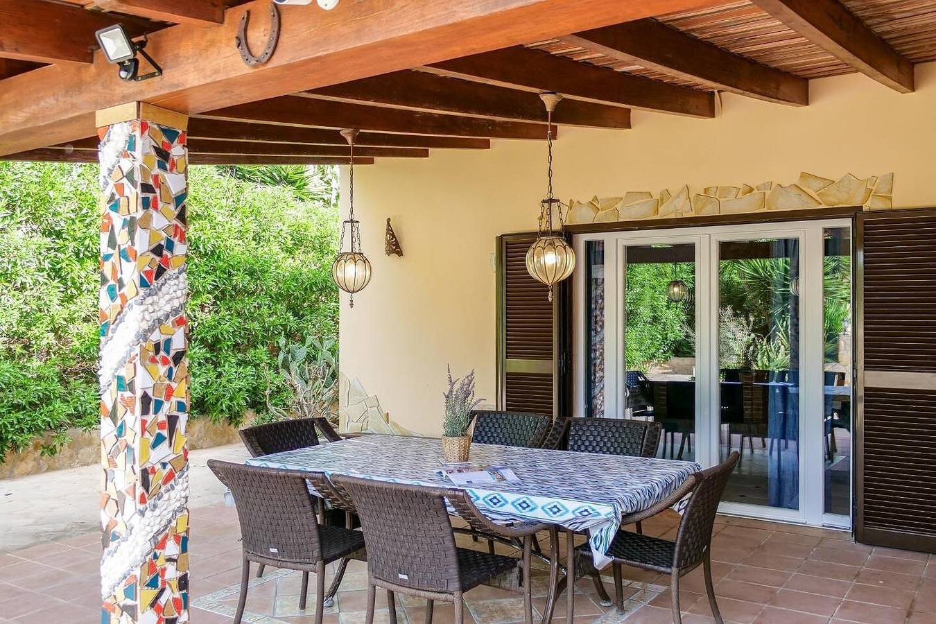 Ferienhaus "Apartamento Estrella del Mar" mit Pool, Klimaanlage, Wlan, Balkon, Terrasse und Garten in Cala Santanyí, Santanyí