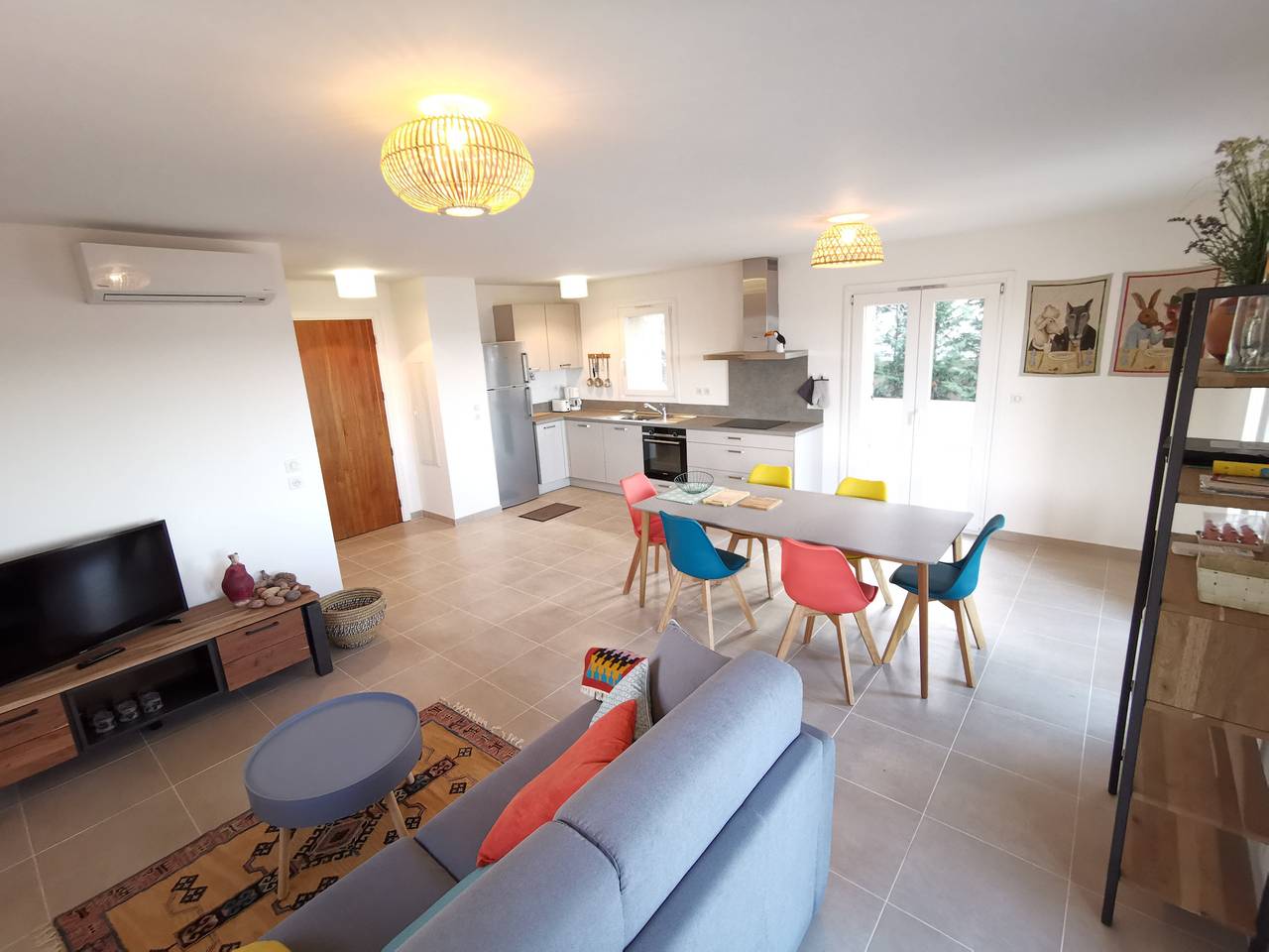 Apartamento entero, Mor302-T3 Duplex neuf Vue mer 100m plage in Saint-Florent, Region de Calvi