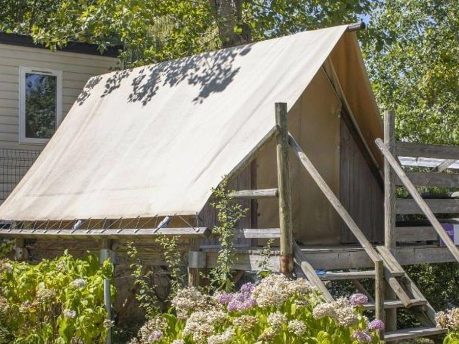 Camping Oyam - Canvas and wooden tent 2 persons - Lodge Beltxu 2 persons in Bidart, Bayonne region
