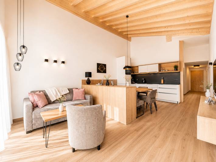 Appartement de vacances pour 8 personnes, avec balcon