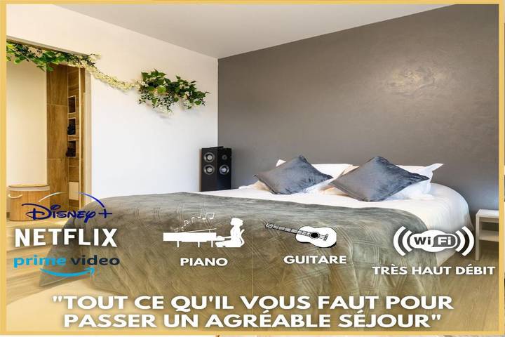 Chambre d’hôte pour 2 personnes, avec jardin à Saint-Clair-sur-l'Elle