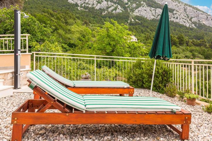 Ferienhaus für 2 Personen, mit Balkon/Terrasse und Pool in Makarska - 3