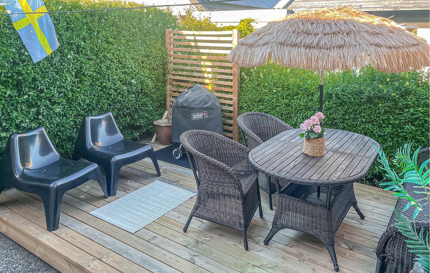 Ganze Ferienwohnung, Ferienwohnung für 4 Personen mit Terrasse in Varberg, Halland