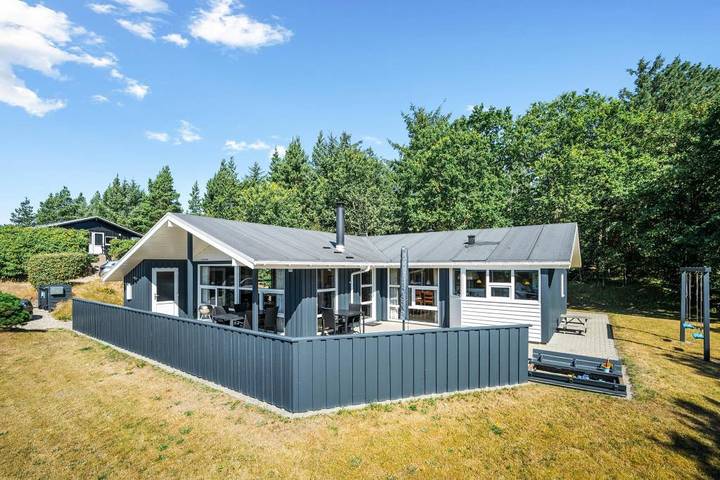 Ferienhaus für 6 Personen, mit Balkon/Terrasse und Whirlpool sowie Sauna in Filsø See