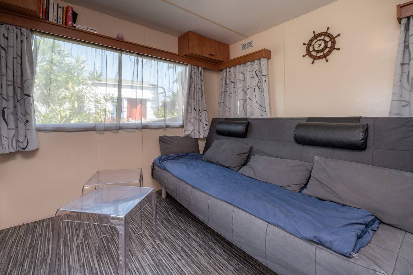 Mobil Home 'Kervoyal 56' con terraza privada y jardín compartido in Damgan, Côte des Mégalithes