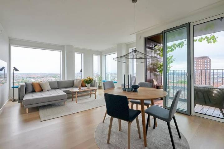 Ferienwohnung für 6 Personen, mit Ausblick und Terrasse