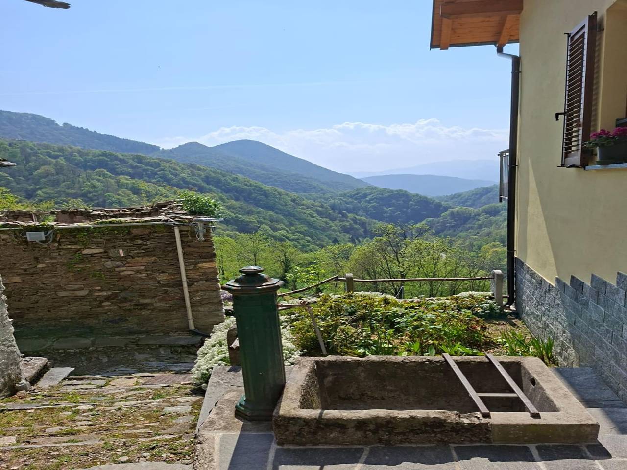In the peaceful hillside village of Aurano in Aurano, Ticino Alps and Verbano
