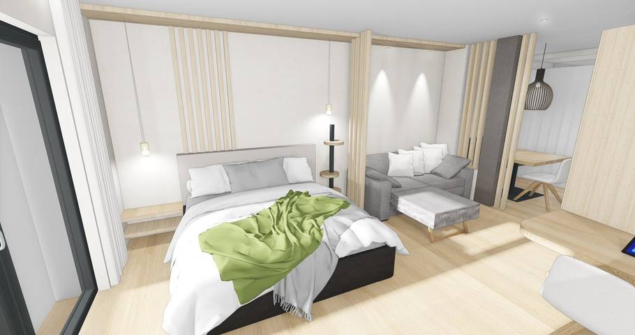 Ferienwohnung für 3 Personen, mit Seeblick und Garten am Kalterer See