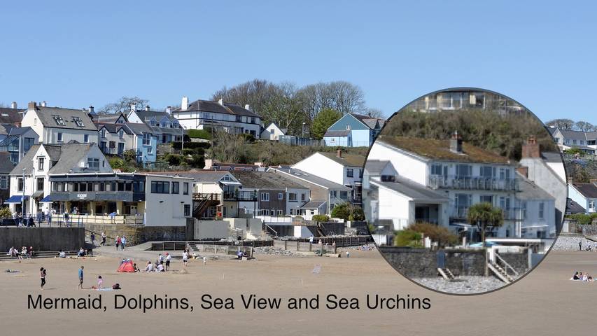 Ferienwohnung für 4 Personen, mit Balkon und Meerblick sowie Ausblick, kinderfreundlich in Wales - 2