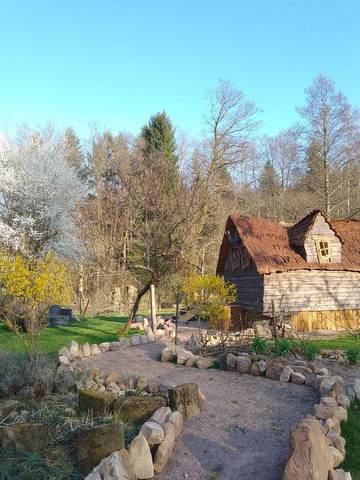 Tente pour 2 personnes, avec jardin dans les Vosges