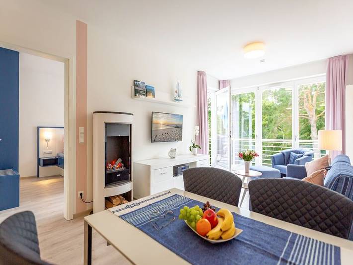 Ferienwohnung für 2 Personen, mit Sauna und Balkon in Ahlbeck